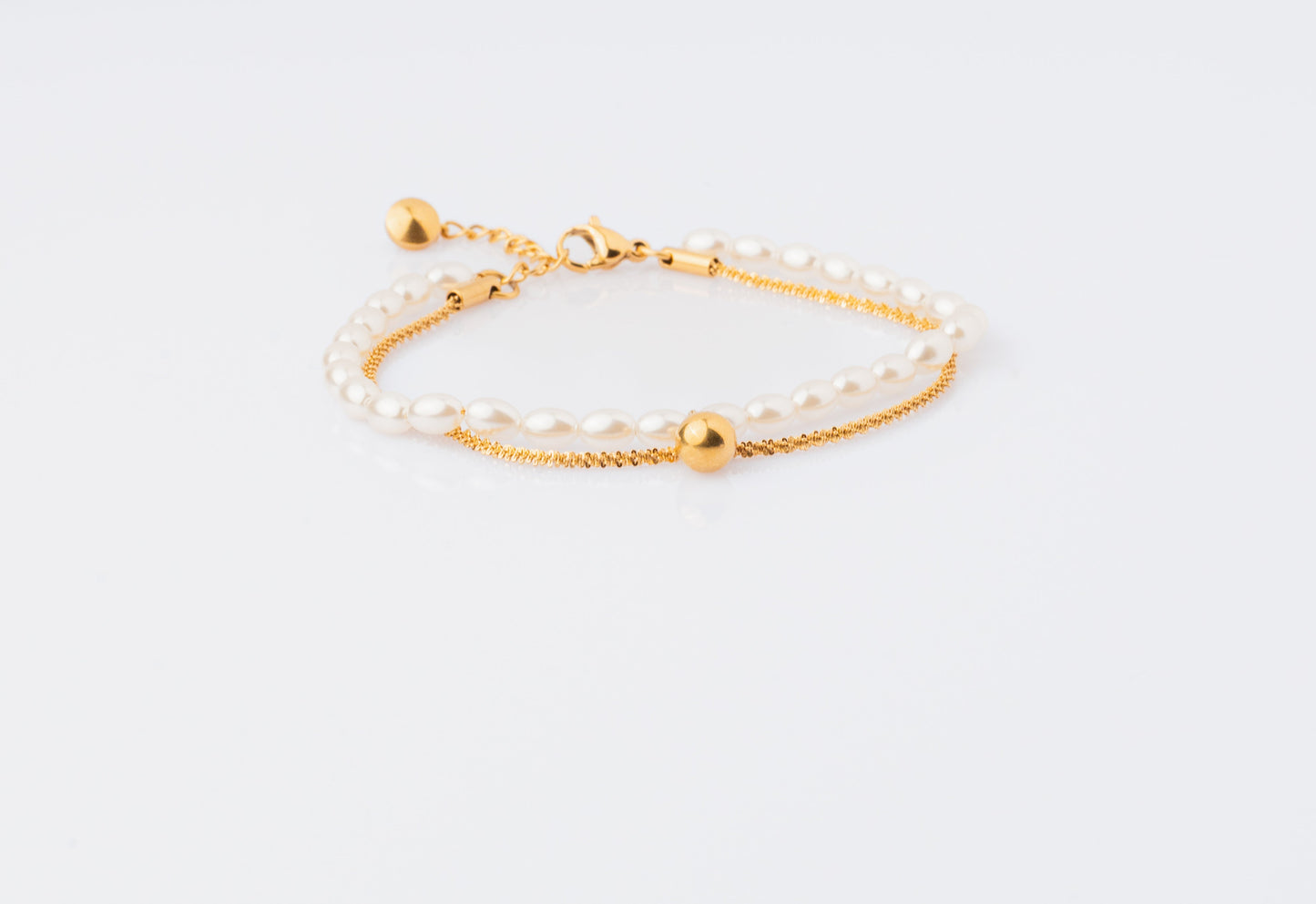 Aura Quration: Elevated Elegance - Double the Love Bracelet