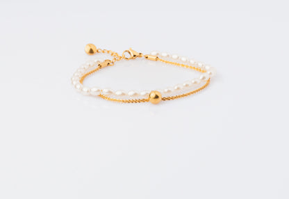 Aura Quration: Elevated Elegance - Double the Love Bracelet