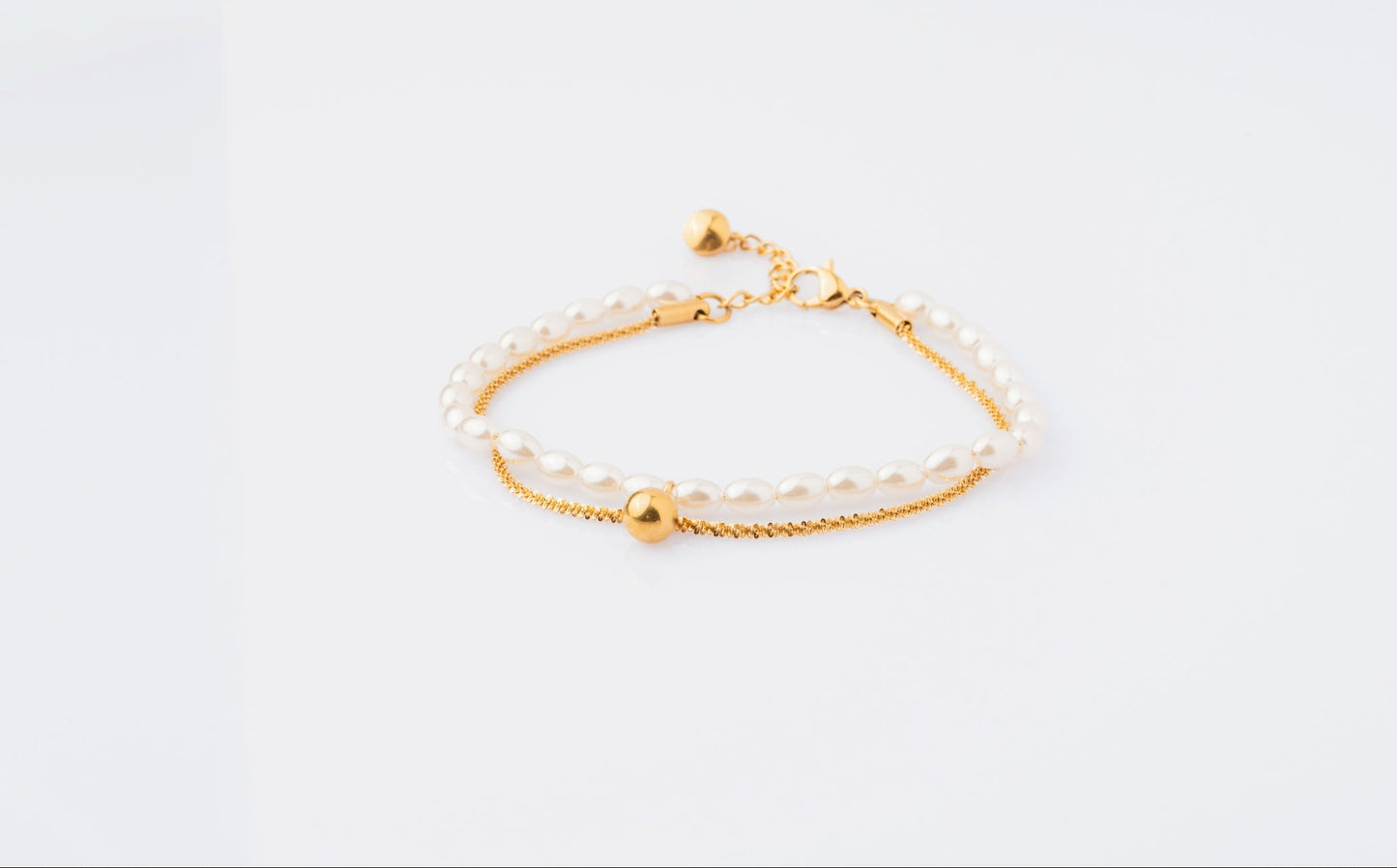 Aura Quration: Elevated Elegance - Double the Love Bracelet