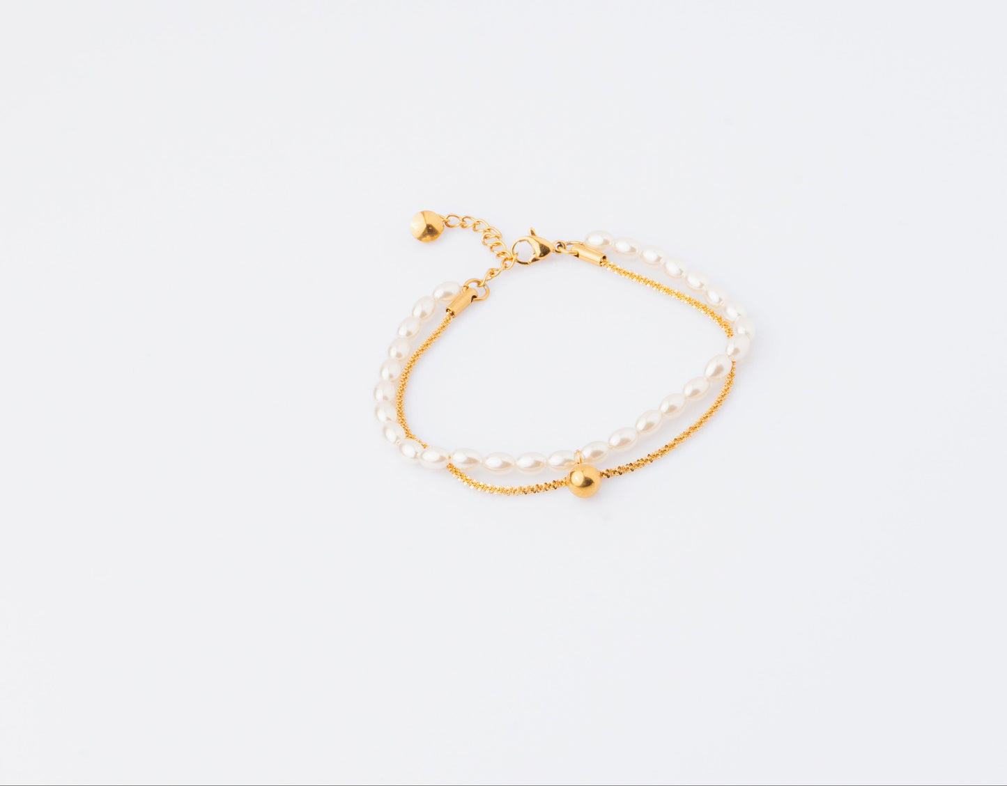 Aura Quration: Elevated Elegance - Double the Love Bracelet