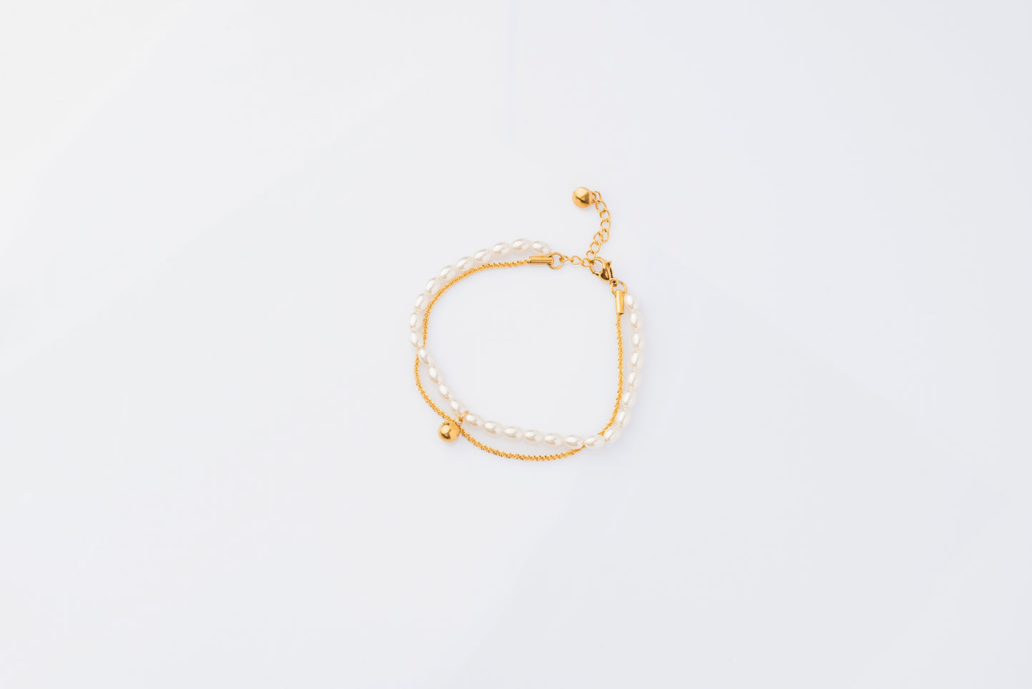 Aura Quration: Elevated Elegance - Double the Love Bracelet
