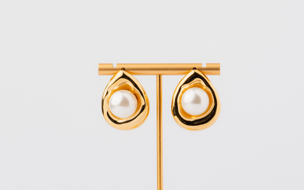 Aura Quration: Elevated Elegance - Happy Tears Earrings
